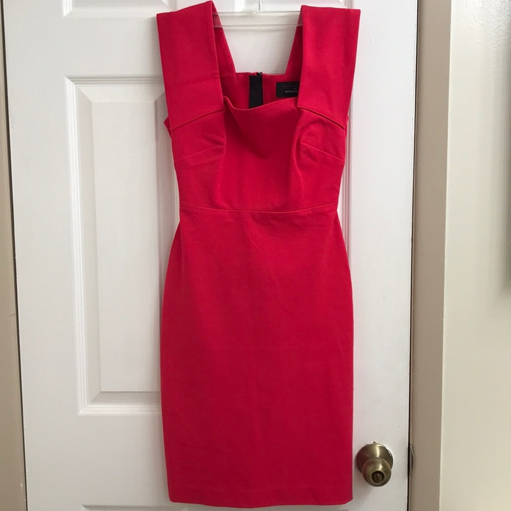 Pink dress from Banana Republic